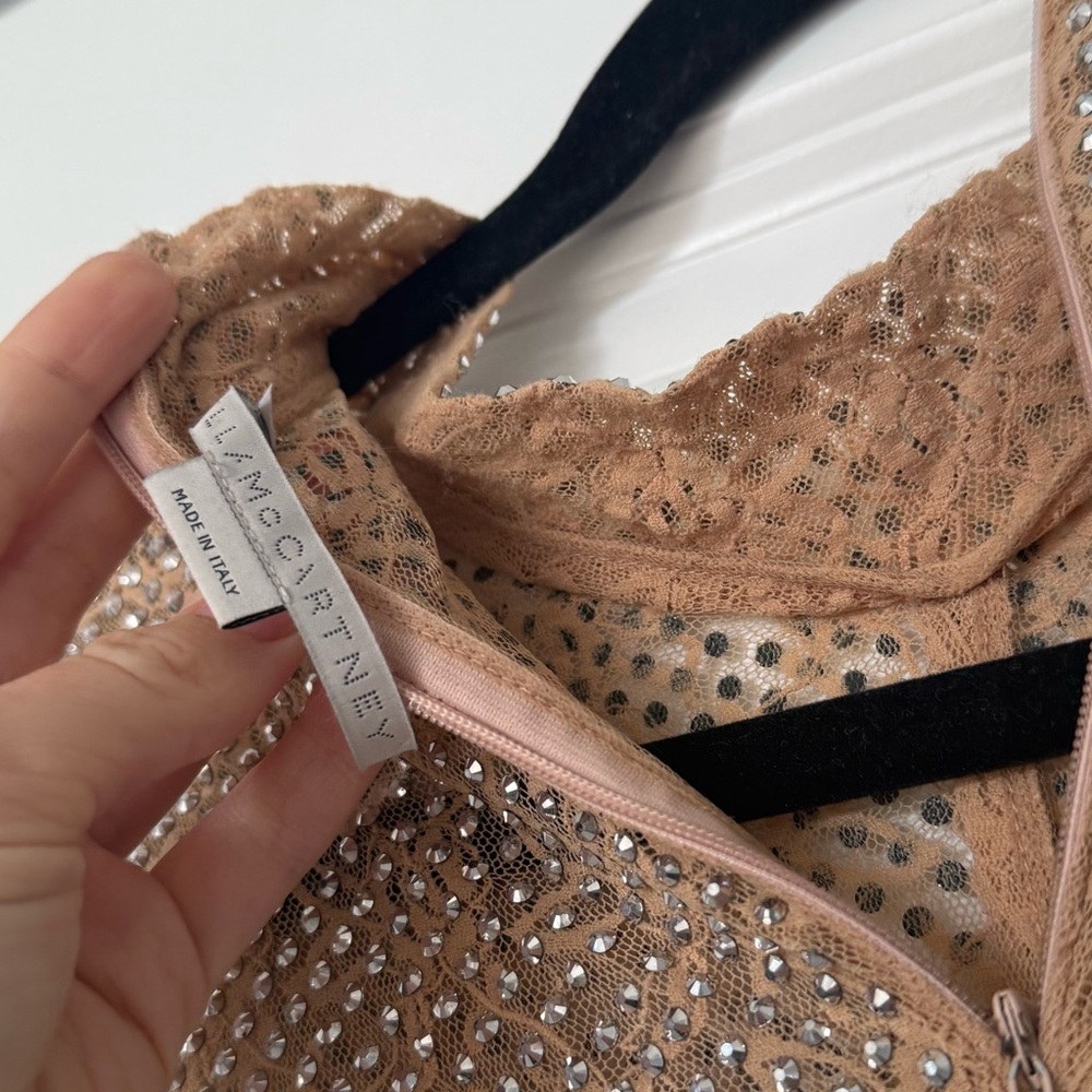 Like new Stella McCartney Diamanté Lace Bodysuit $4,725 - Picture 9 of 16